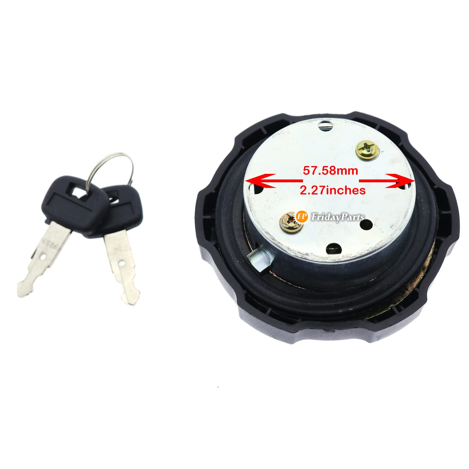 Amazon | FridayParts フューエルキャップ 2658575 W/キー 459A